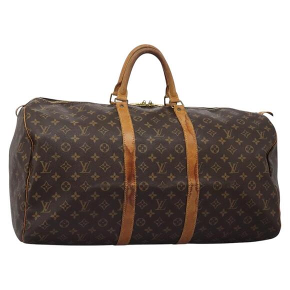 LOUIS VUITTON Monogram Keepall 55 Boston Bag M41424 - Picture 1 of 16